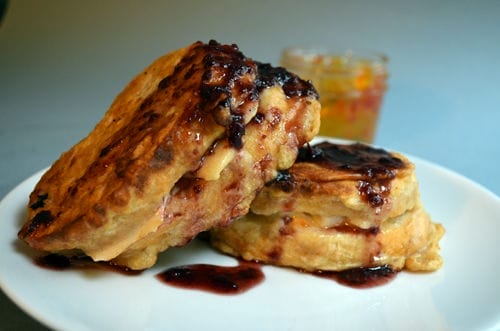 Recipe: Pepper Jelly Stuffed French Toast with Blackberry Maple Syrup