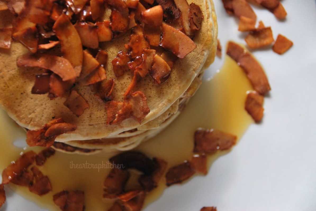 &lsquo;Bacon&rsquo; and Maple Syrup Pancakes [Vegan]