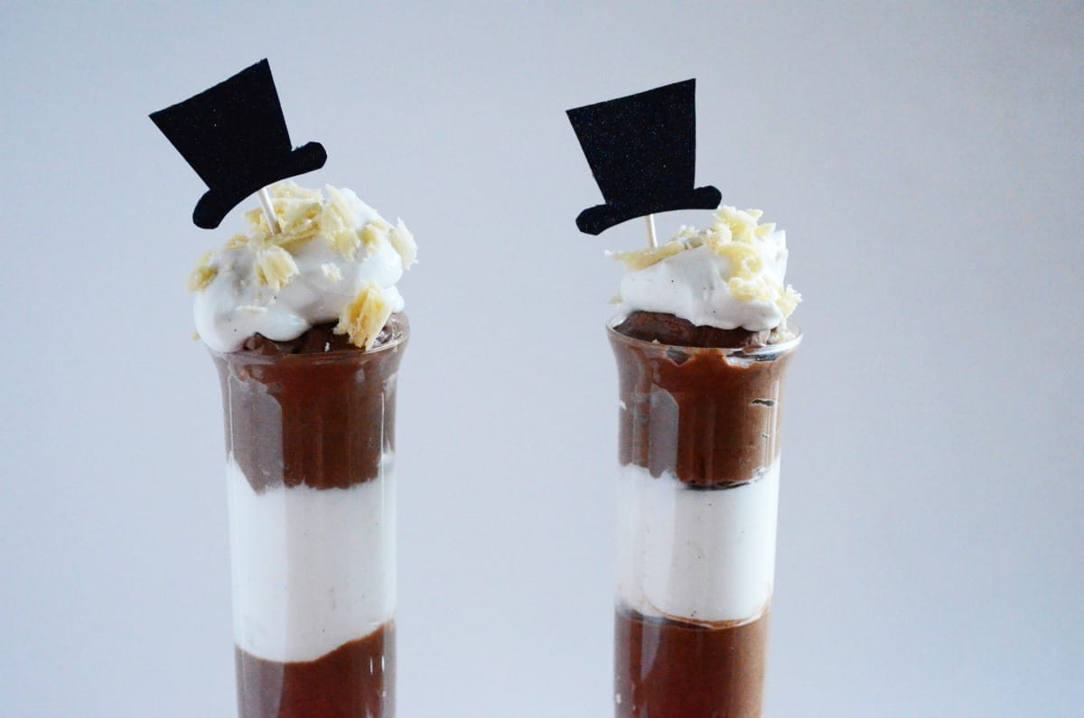 Award Night Black and White Mousse [Vegan, Raw, Gluten-Free]