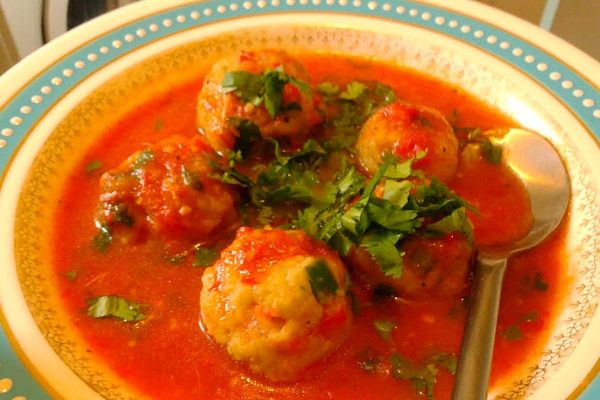 Plantain Dumpling Soup [Vegan, Gluten-Free]