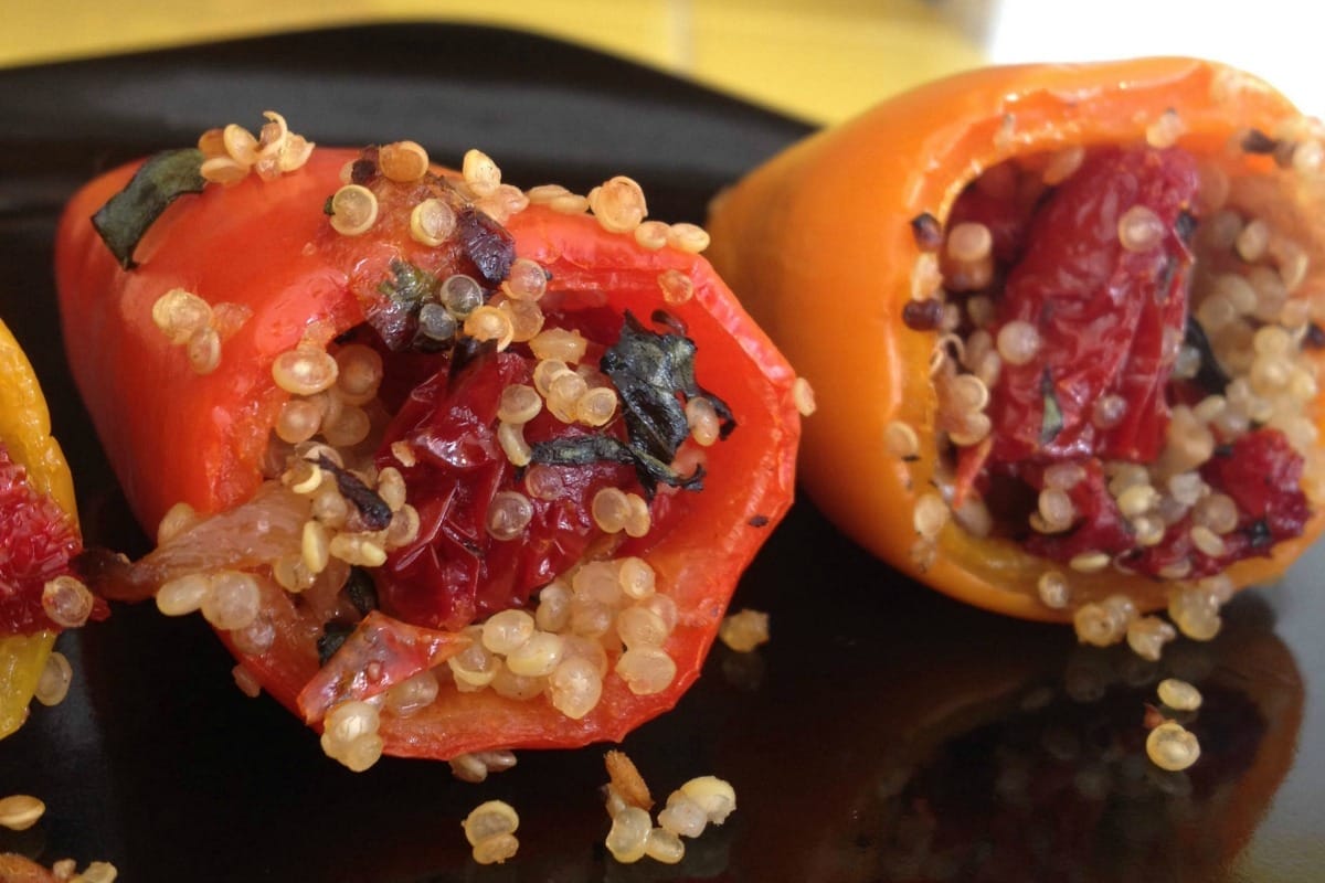 Savory Stuffed Pepper Poppers [Vegan, Gluten-Free]