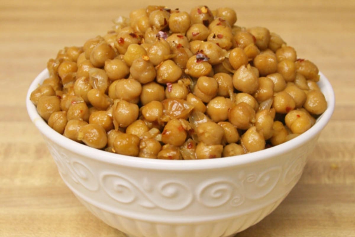 Ginger Garlic Chickpeas [Vegan, Gluten-Free]