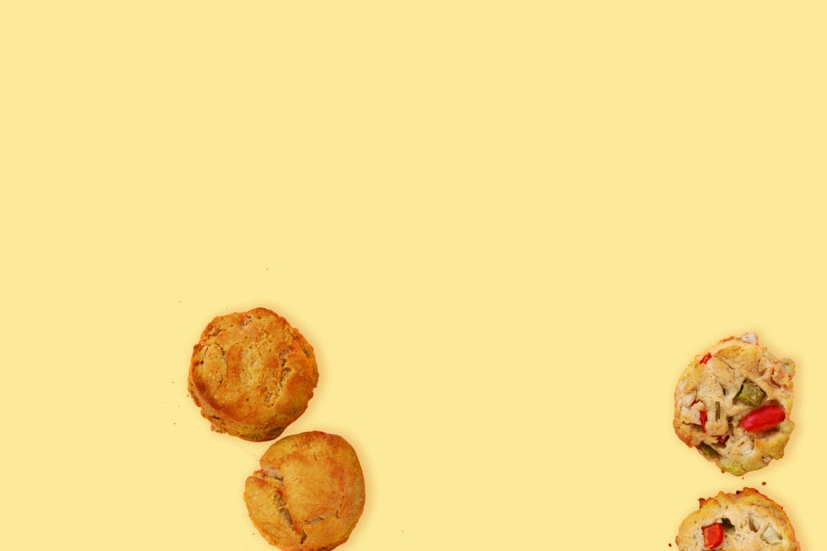 Vegetable Home-Fry Biscuits [Vegan, Gluten-Free]