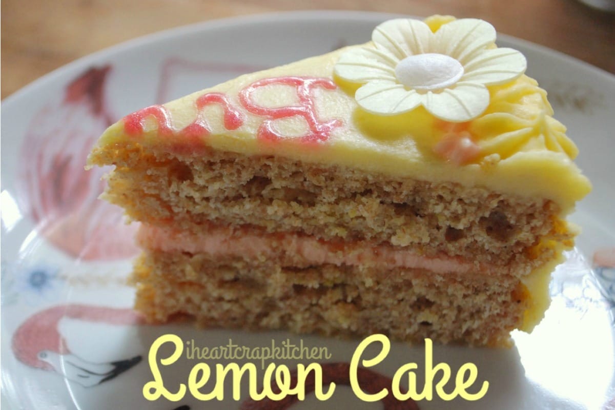 Stealthy Lemon Birthday Cake [Vegan]