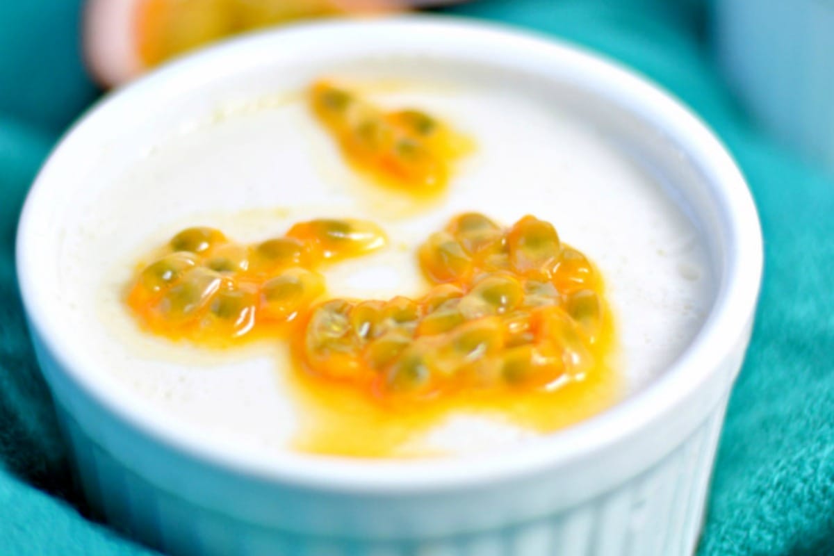 coconut panna cotta