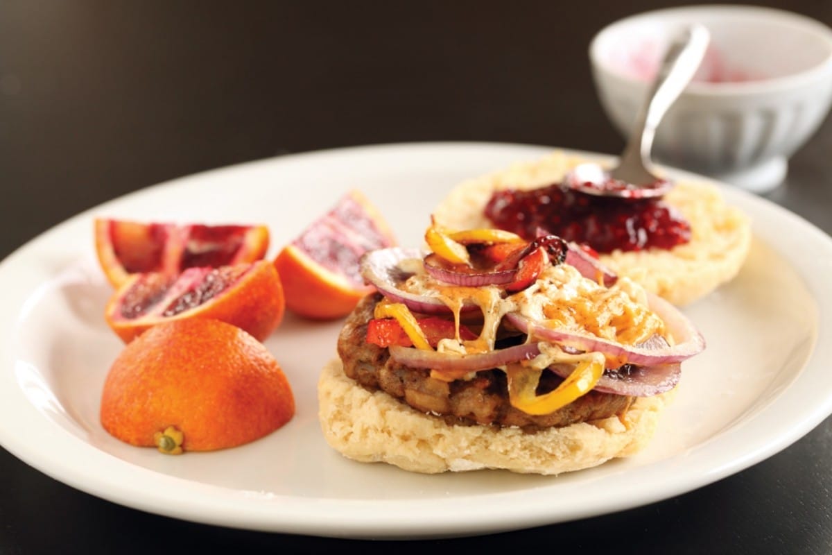 Breakfast-Andouille-Sausage-with-Biscuits-Vegan-1200x800