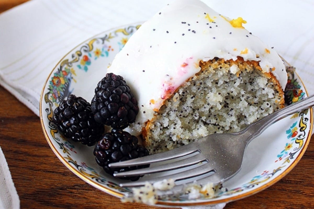 Lemon Poppy Seed Cake [Vegan, Gluten-Free]