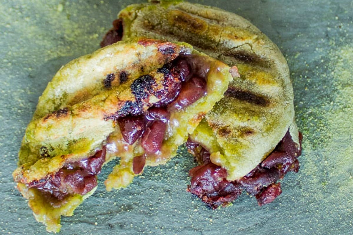Grilled Matcha Mochi [Vegan, Gluten-Free]