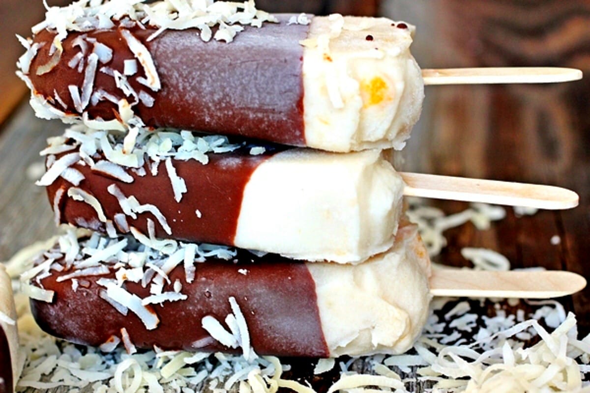 Coconut Mango Pops [Vegan, Gluten-Free]