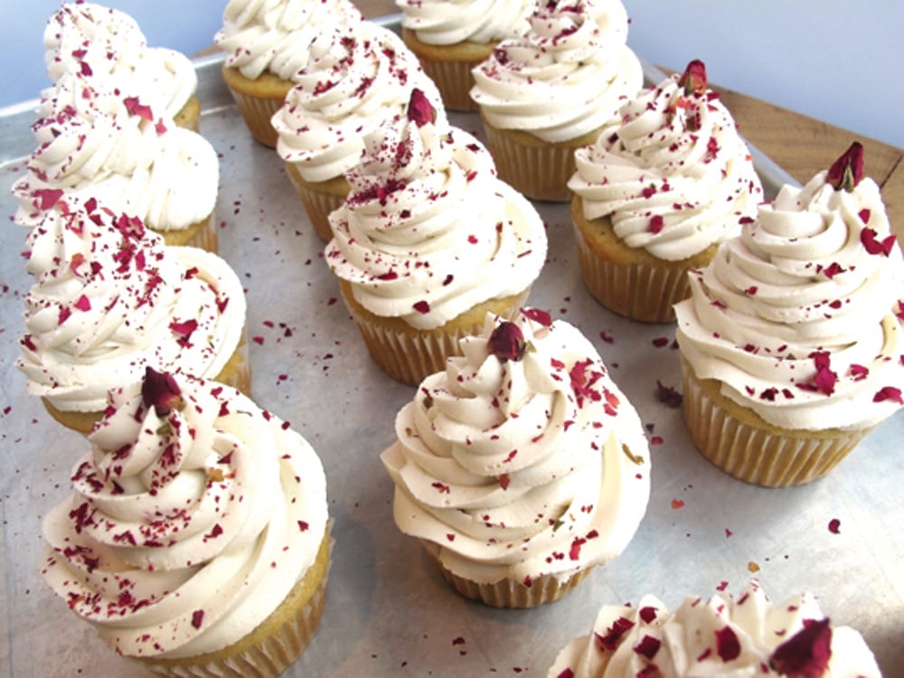 Cardamom-Rose-Cupcakes