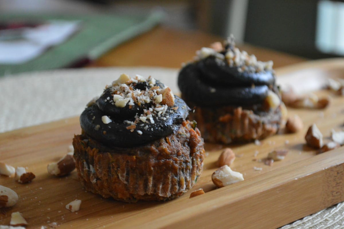 Zucchini-Carrot-Cupcakes