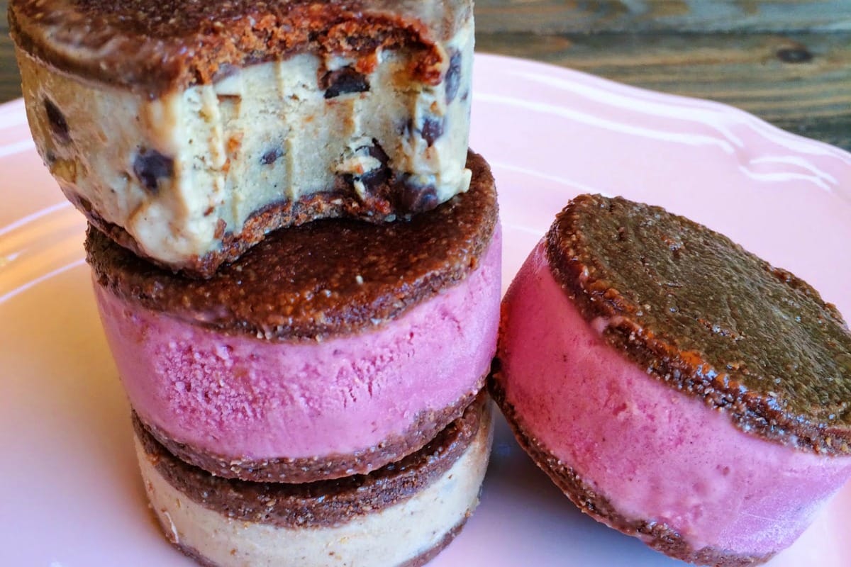 Totally Raw Ice Cream Sandwiches [Vegan, Gluten-Free]