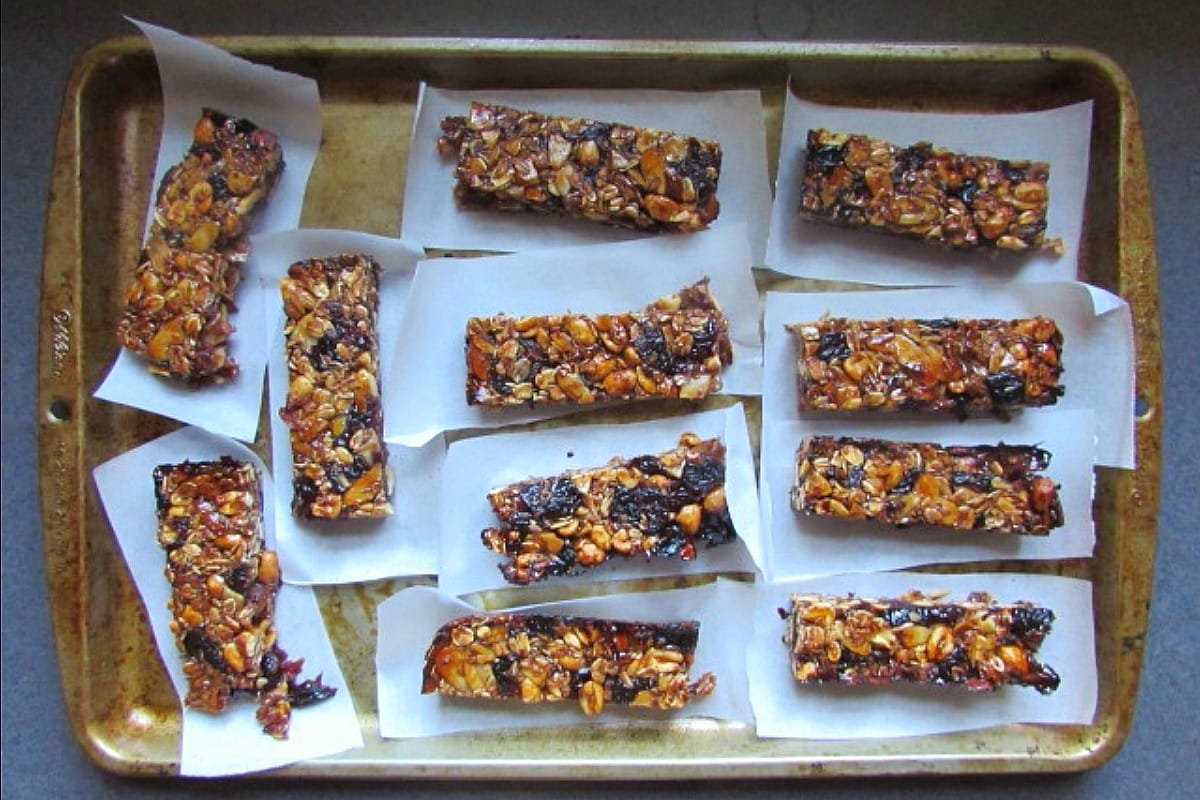 Cherry Nut Bars [Vegan, Gluten-Free]