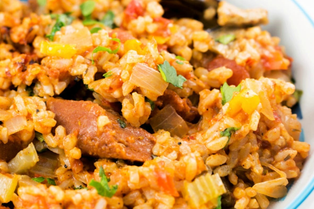 Easy Cajun Jambalaya [Vegan]