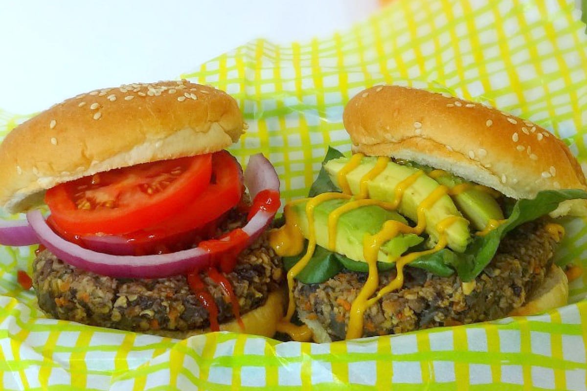 Hefty, Hearty Mushroom Burgers [Vegan]