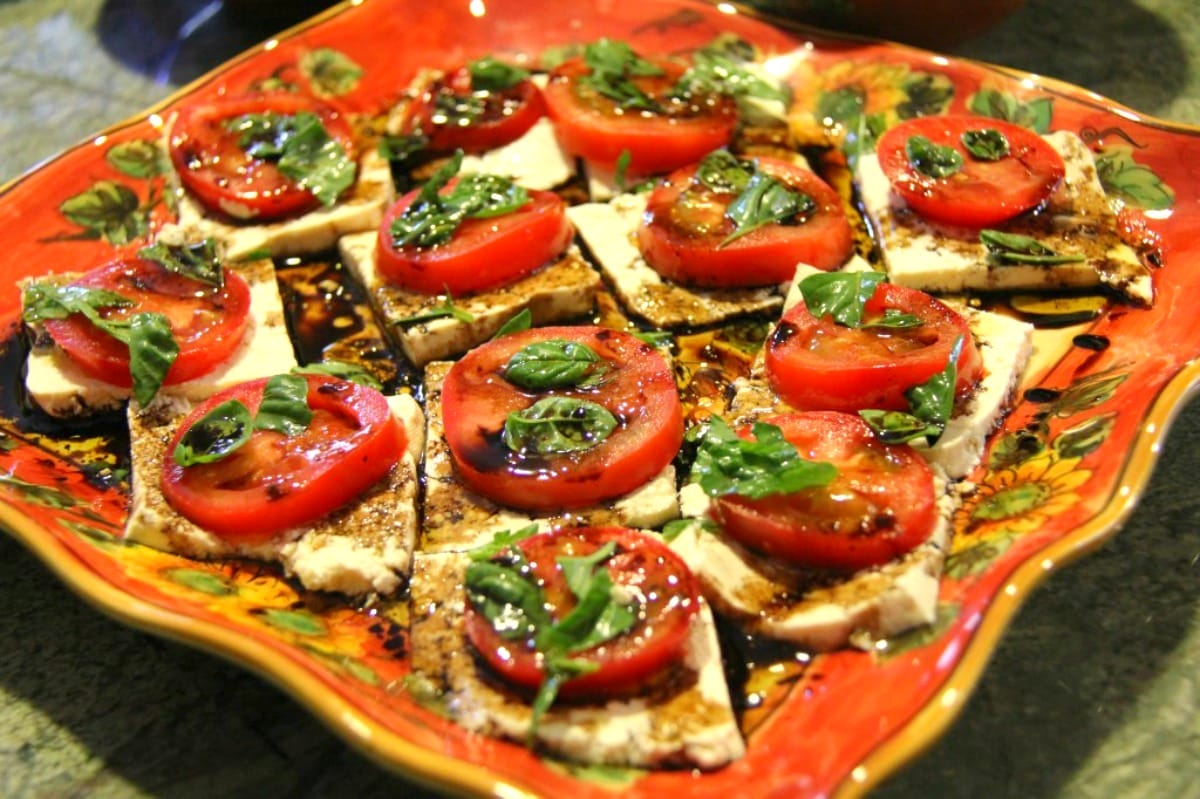 Caprese Salad [Vegan, Gluten-Free]