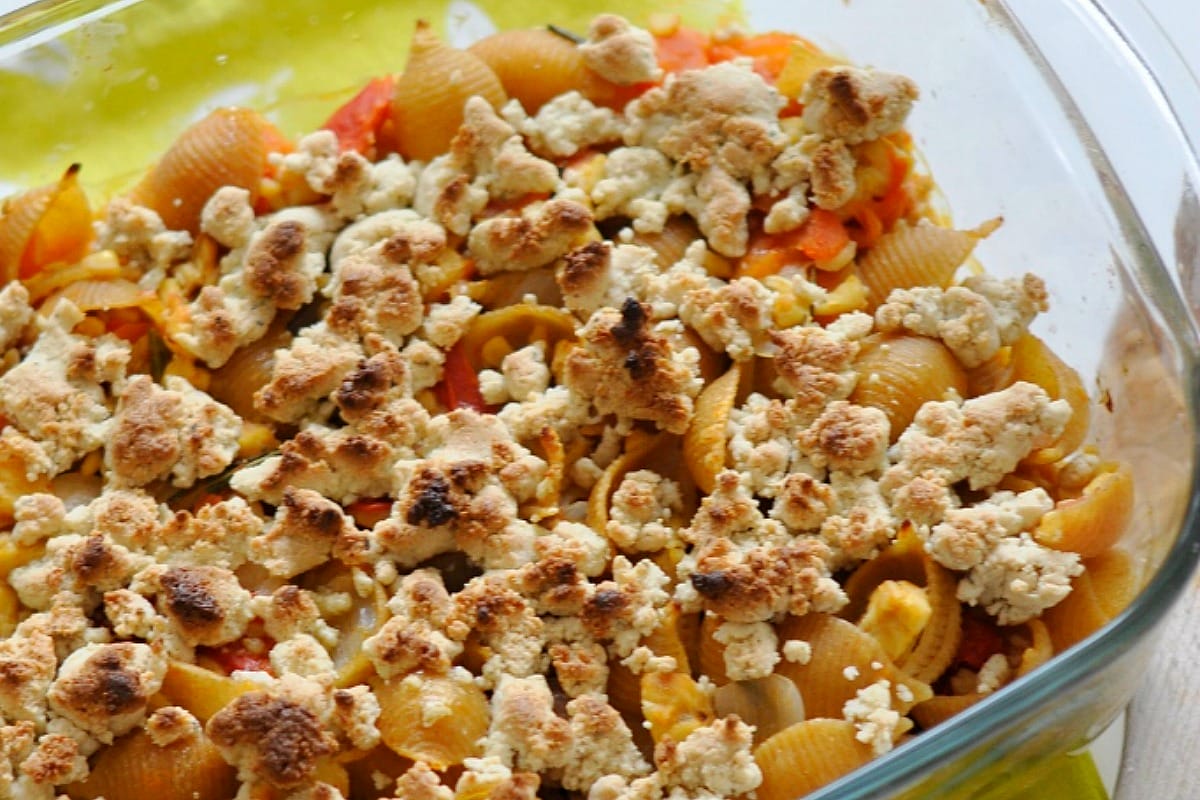 Tempeh and Pasta Casserole [Vegan]