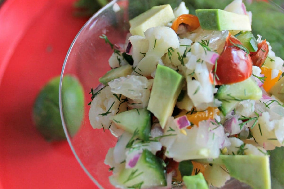Veggie Ceviche With Dill [Vegan, Gluten-Free]