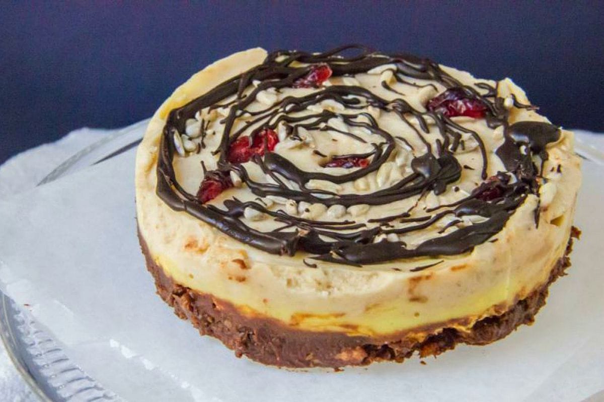Lemon Curd Ice Cream Cake With Taco Crunch [Vegan, Gluten-Free]