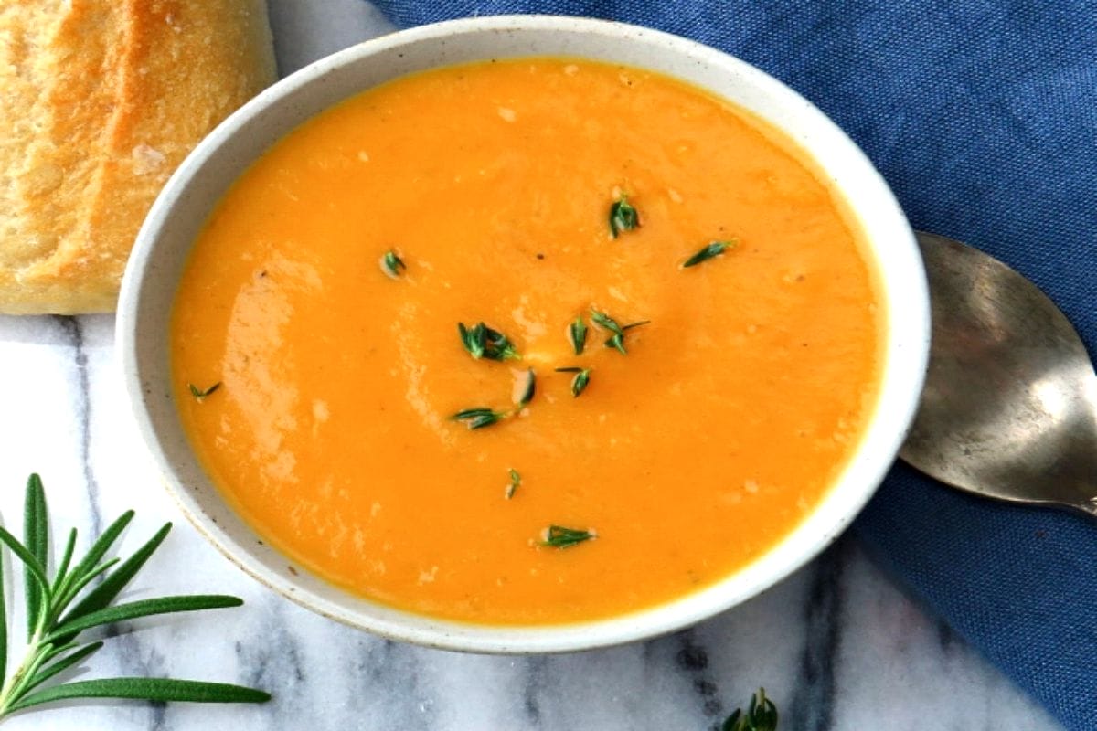 Curried Carrot and Parsnip Soup [Vegan, Gluten-Free]