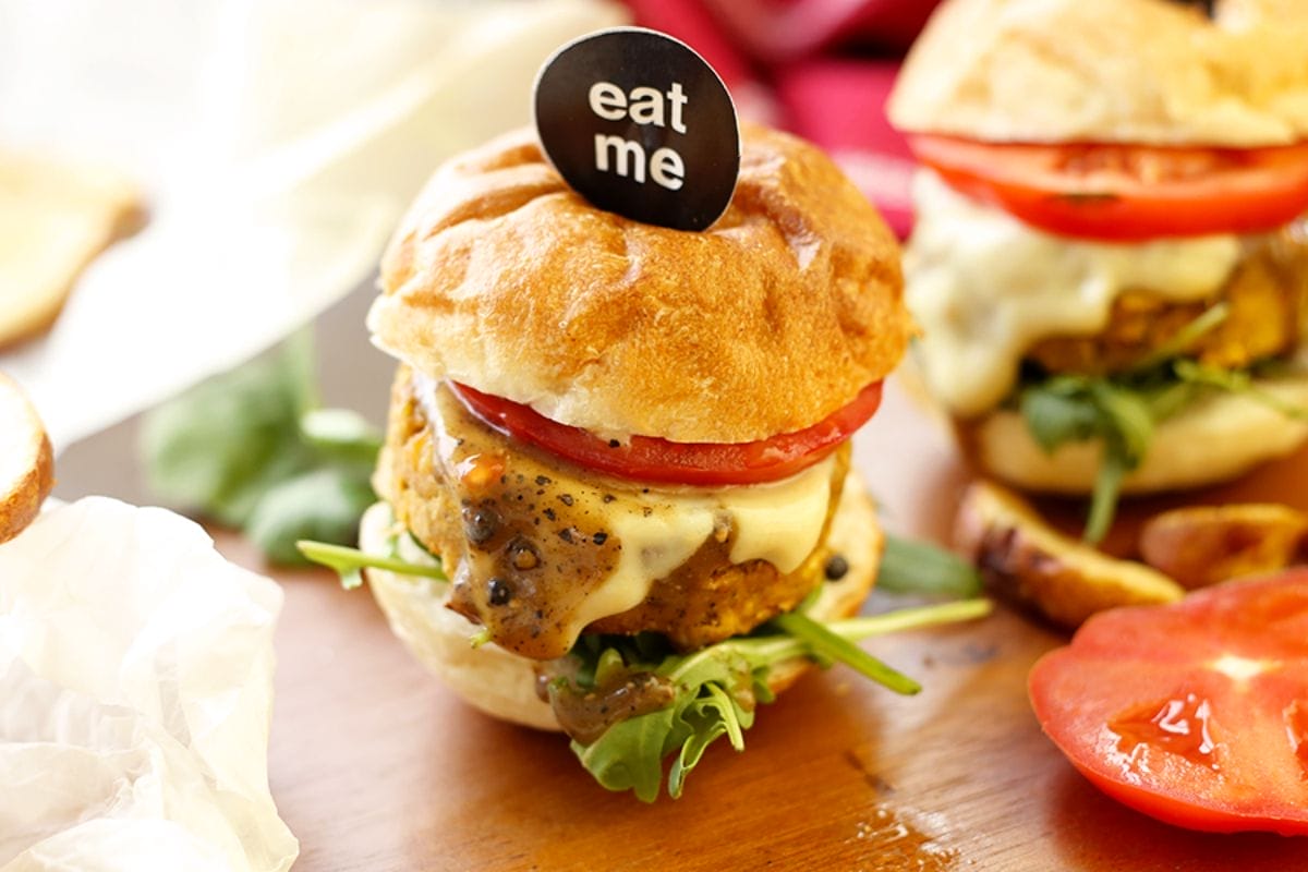 Black Pepper Burgers [Vegan, Gluten-Free]