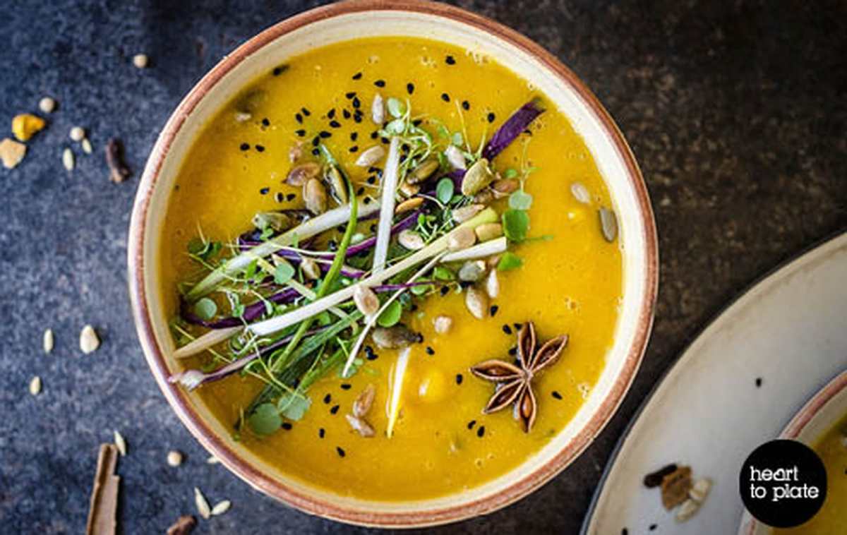 Moroccan Miso, Lentil, and Pumpkin Soup [Vegan, Gluten-Free]