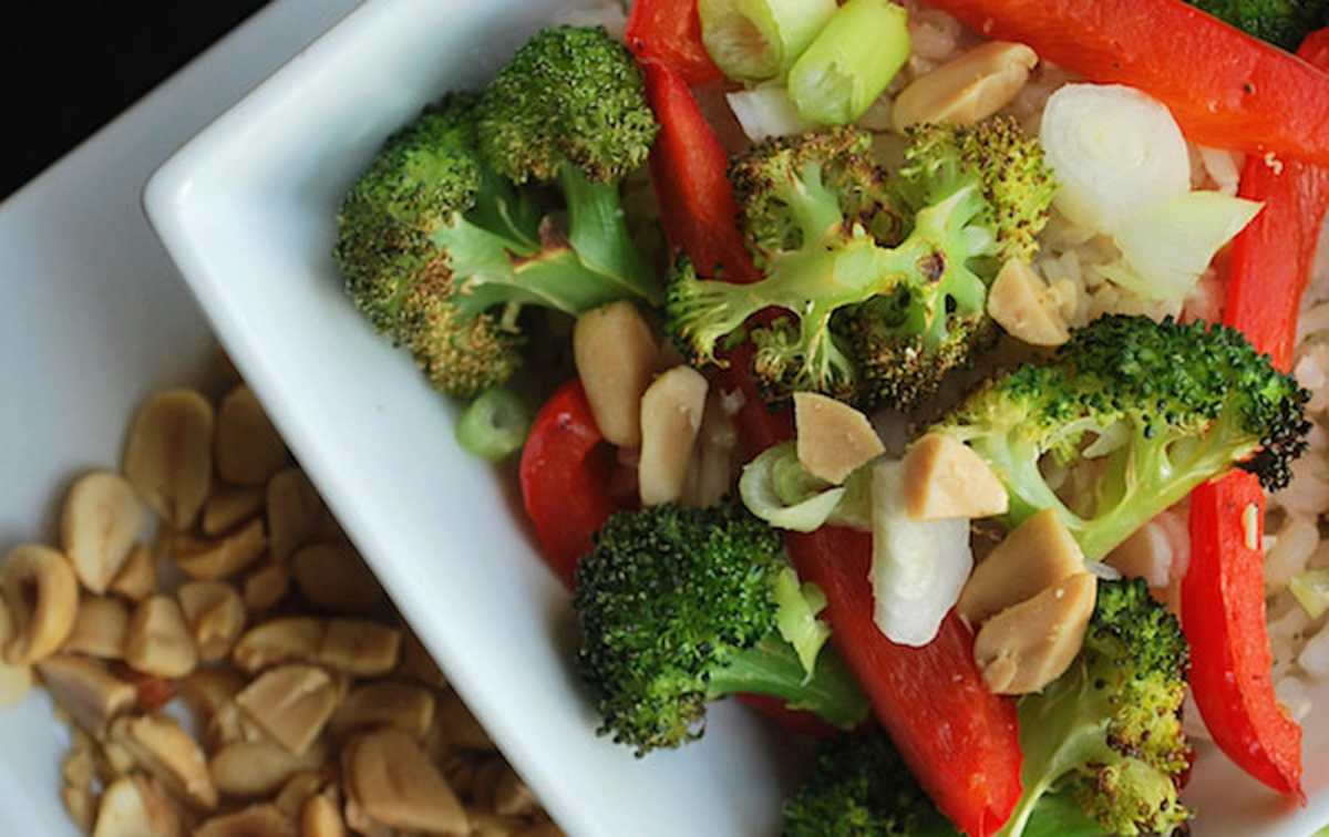 Thai Peanut Burrito Bowls [Vegan, Gluten-Free]