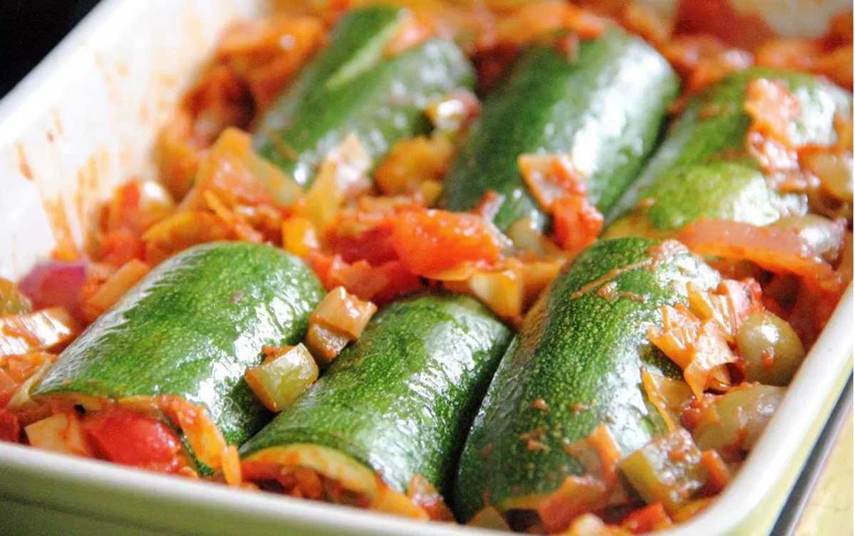 Zucchini Cannelloni [Vegan, Gluten-Free]