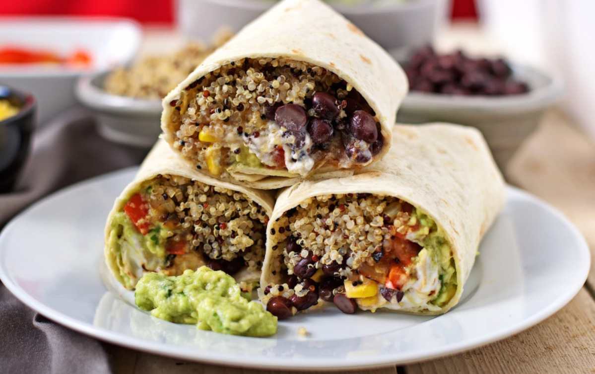Mexican Quinoa Wraps [Vegan, Gluten-Free]