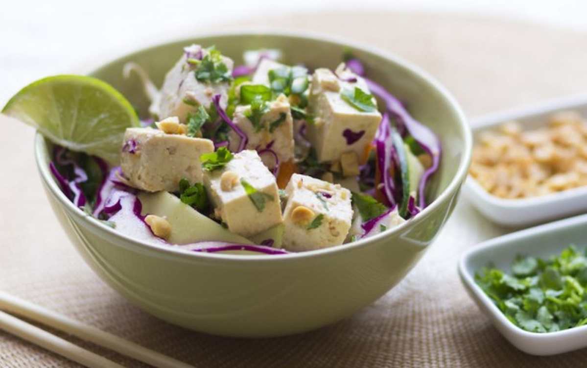 Raw Pad Thai Bowl With Tofu [Vegan, Gluten-Free]