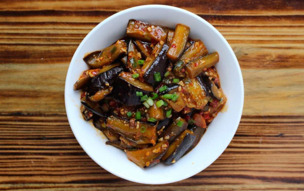Vegan Fish-Flavored Eggplant [Gluten-Free]