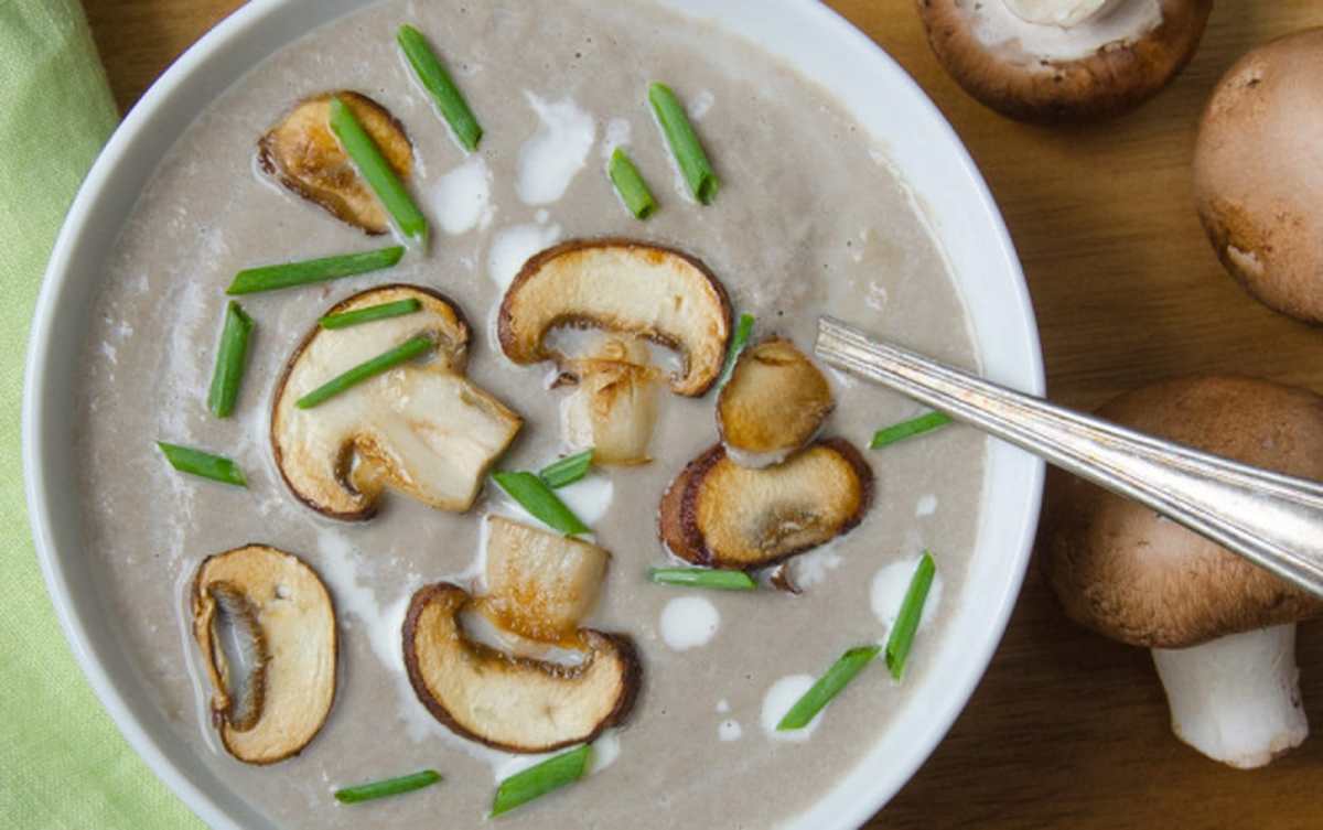 Creamy Mushroom Bisque [Vegan, Gluten-Free]