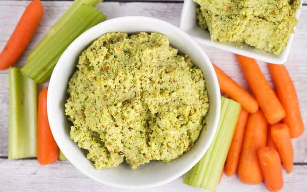 Edamame Pistachio Hummus [Vegan, Gluten-Free]