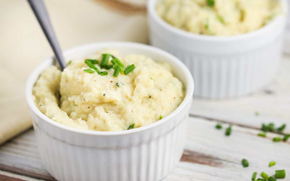 Mashed Cauliflower [Vegan, Gluten-Free]