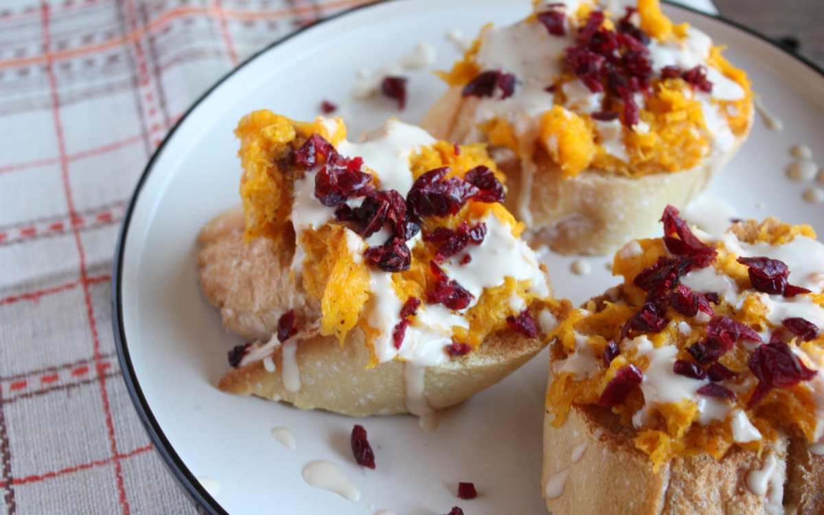 Butternut Squash Crostini