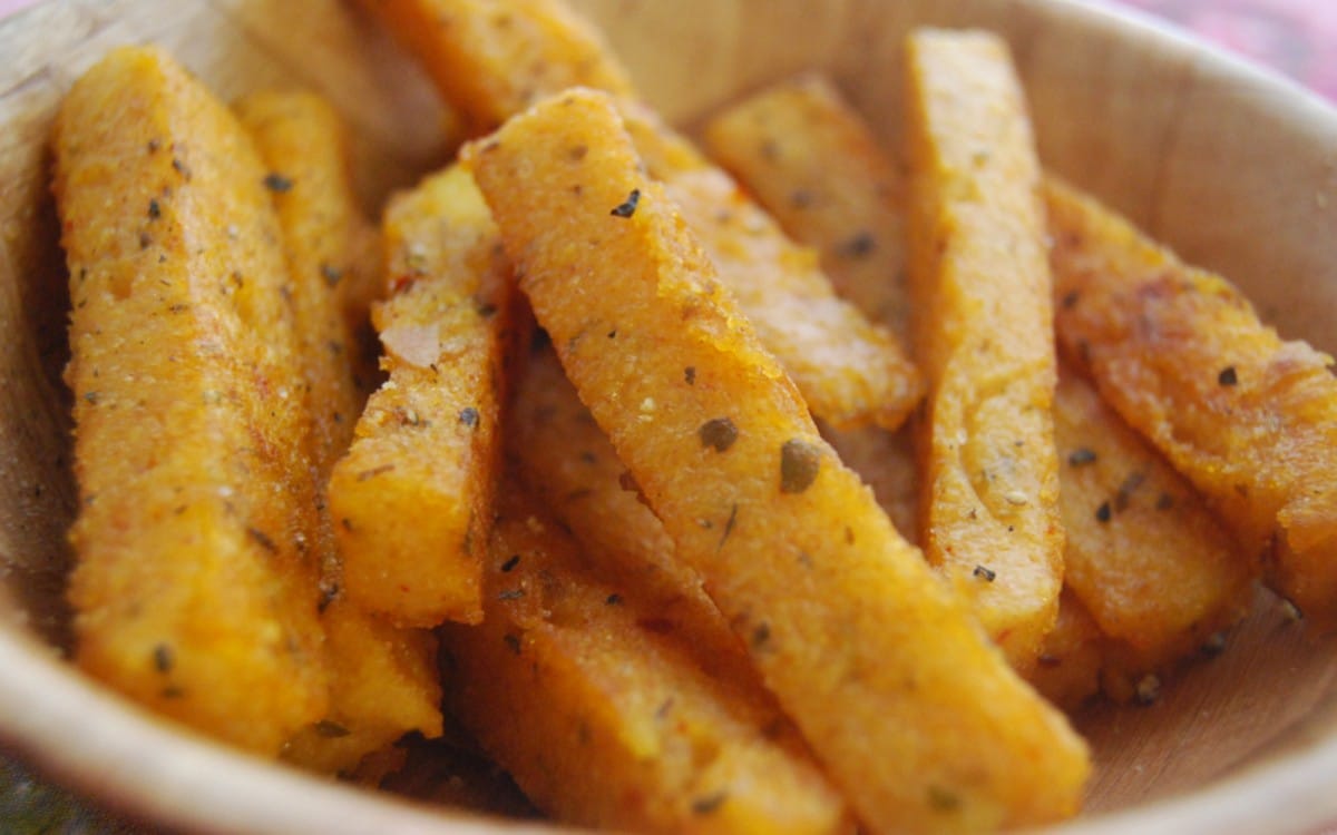 paprika and oregano polenta fries