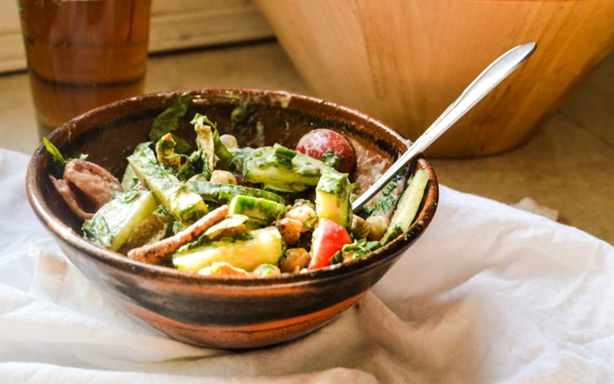 Deconstructed Falafel Salad