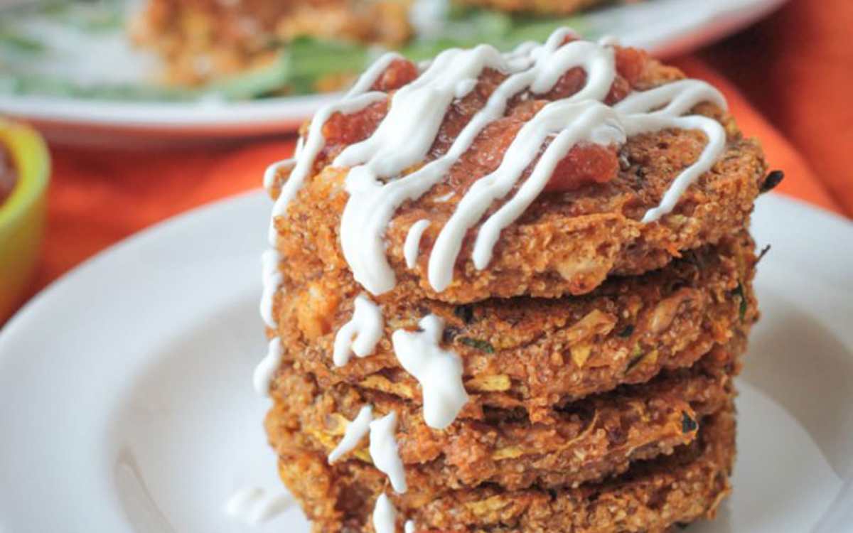 Baked Zucchini and Amaranth Patties