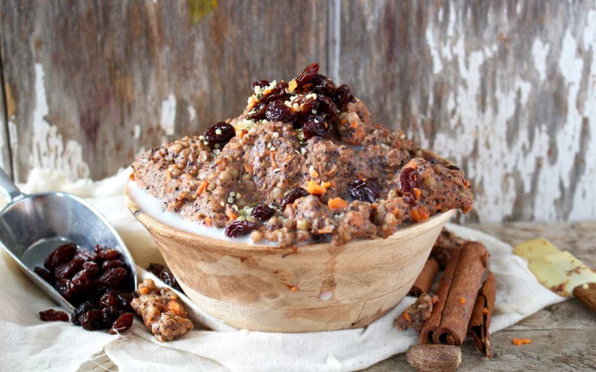 Carrot Poppyseed Buckwheat Porridge