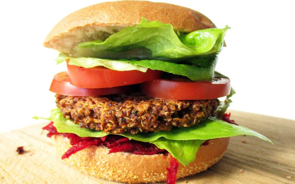 Red Quinoa Burger