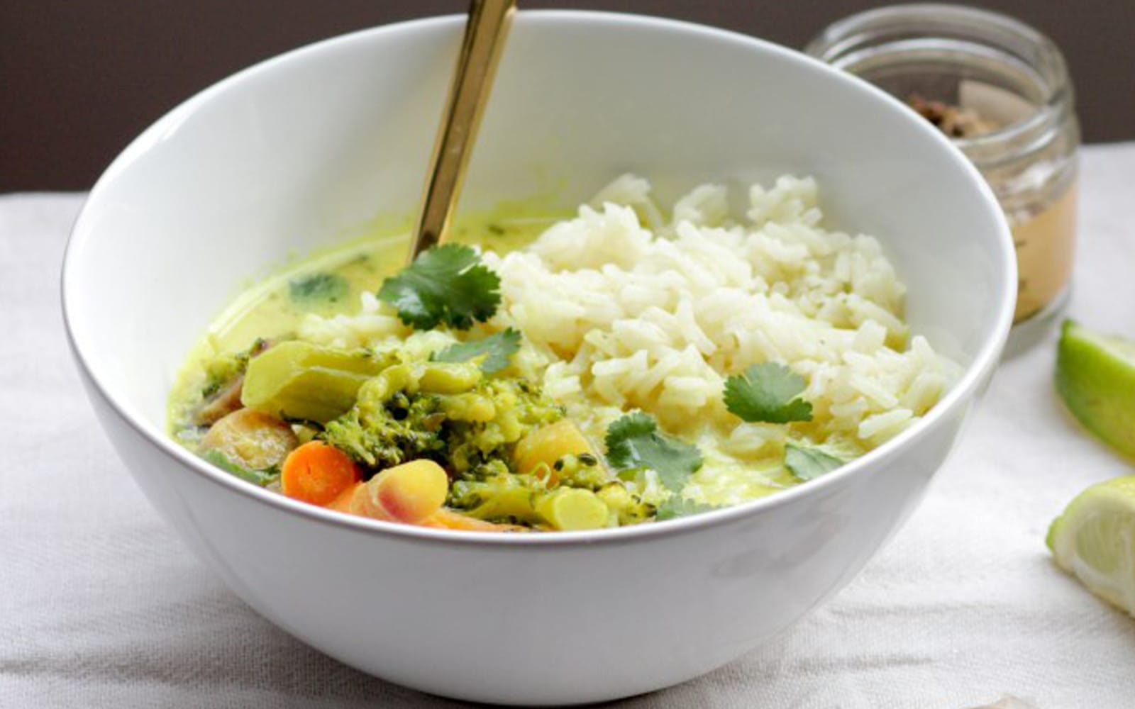 turmeric coconut milk bowl
