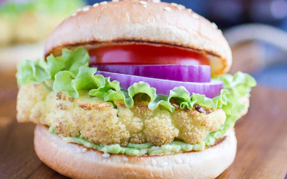 Cauliflower Steak Burger