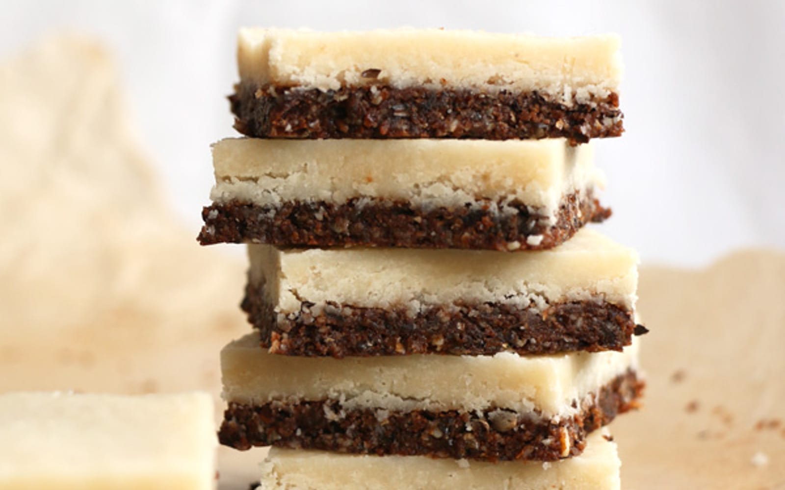 hemp tahini cocnut bars