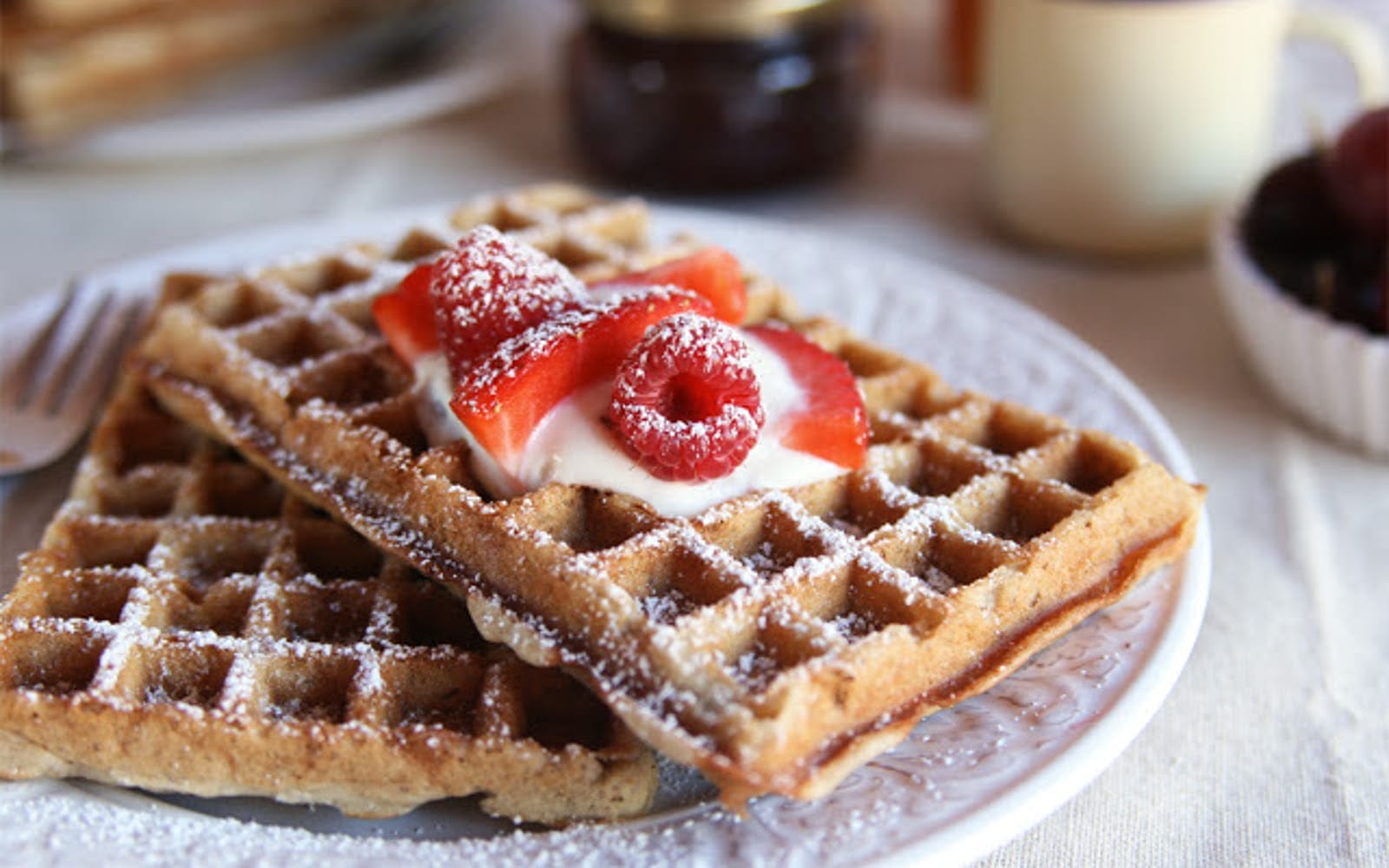 buckwheat and quinoa waffles