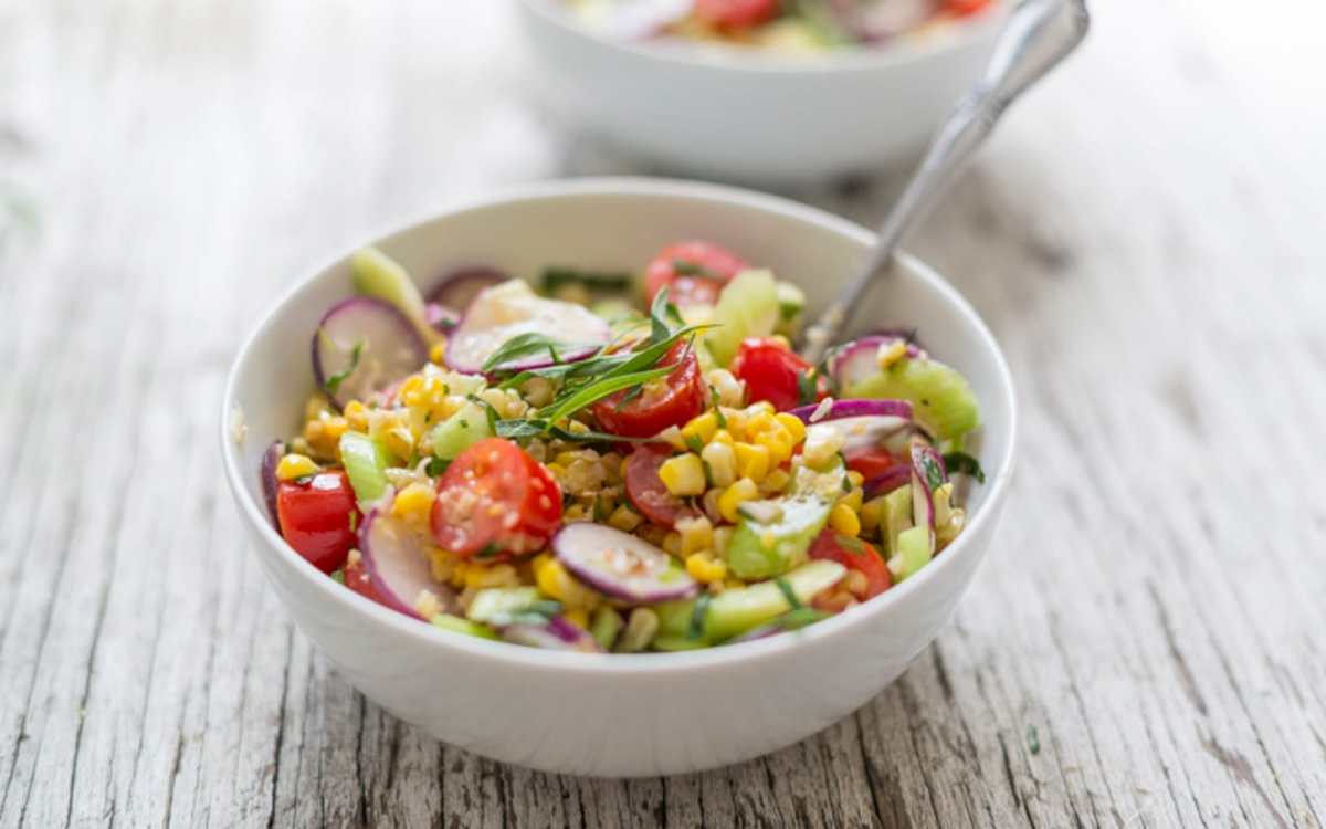 Roasted Corn and Tomato Salad 1