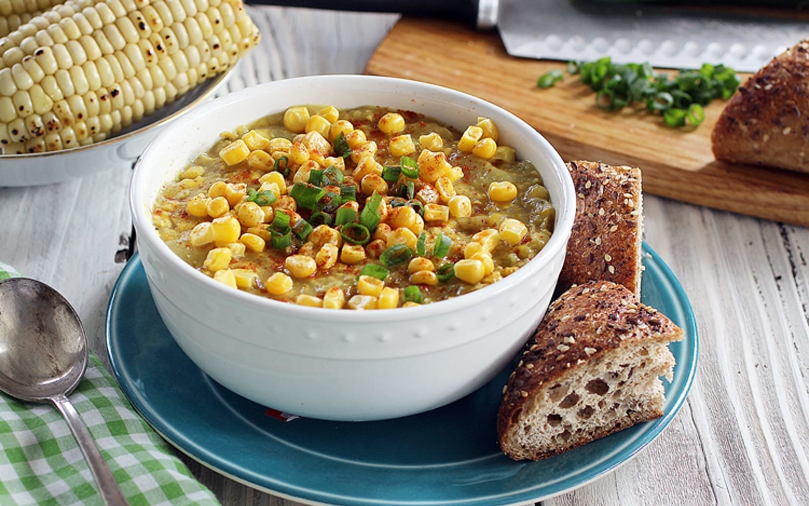 Smoky Corn and Potato Chowder