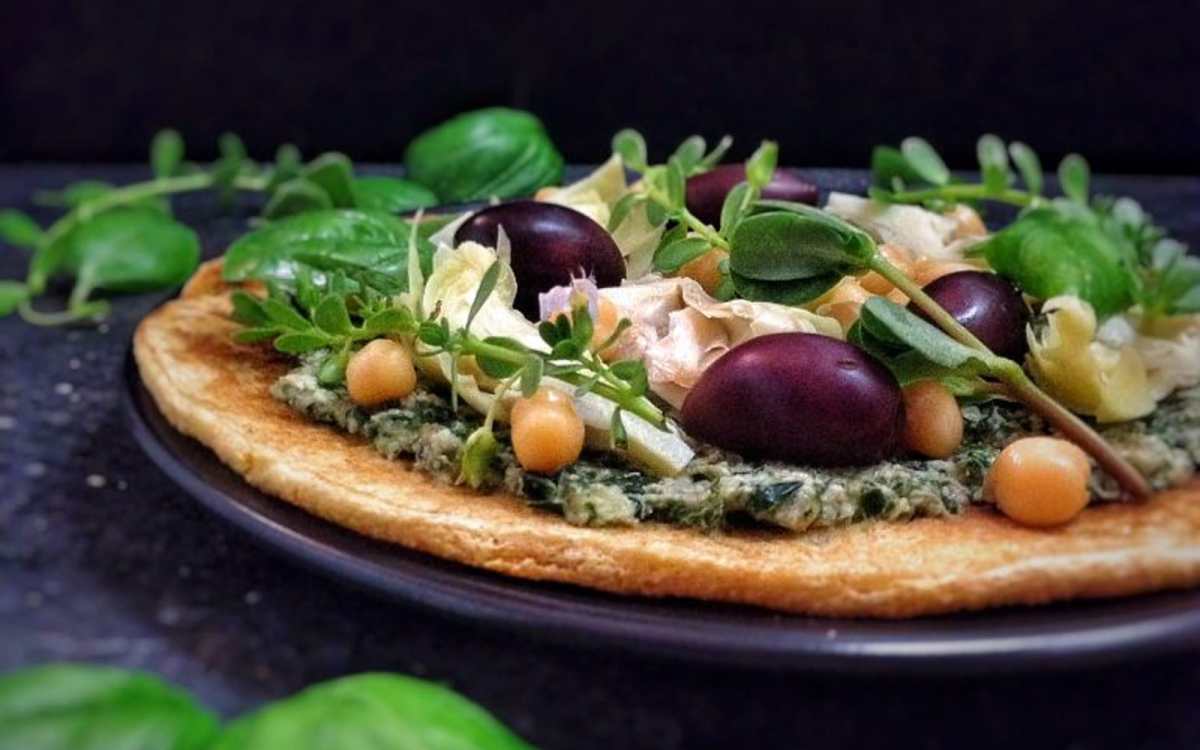 Chickpea Pizza 2