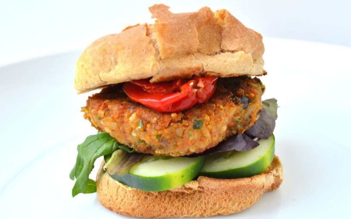 Garam Masala Veggie Burger