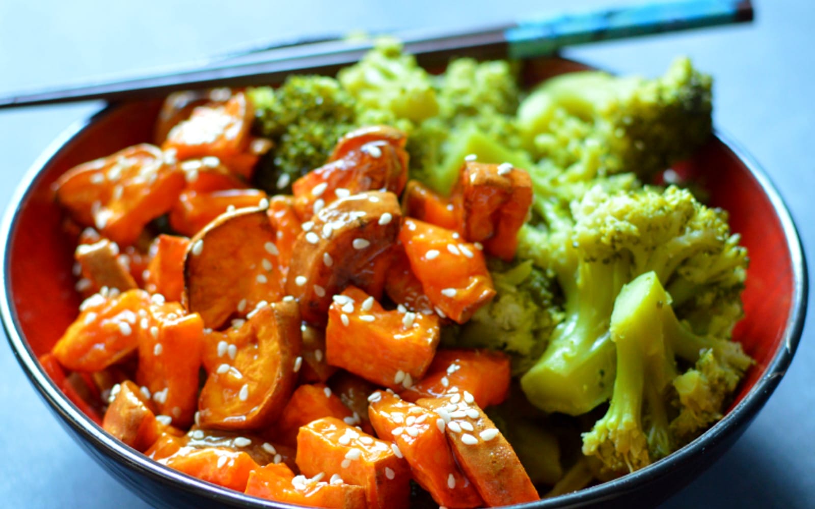 sesame orange sweet potato