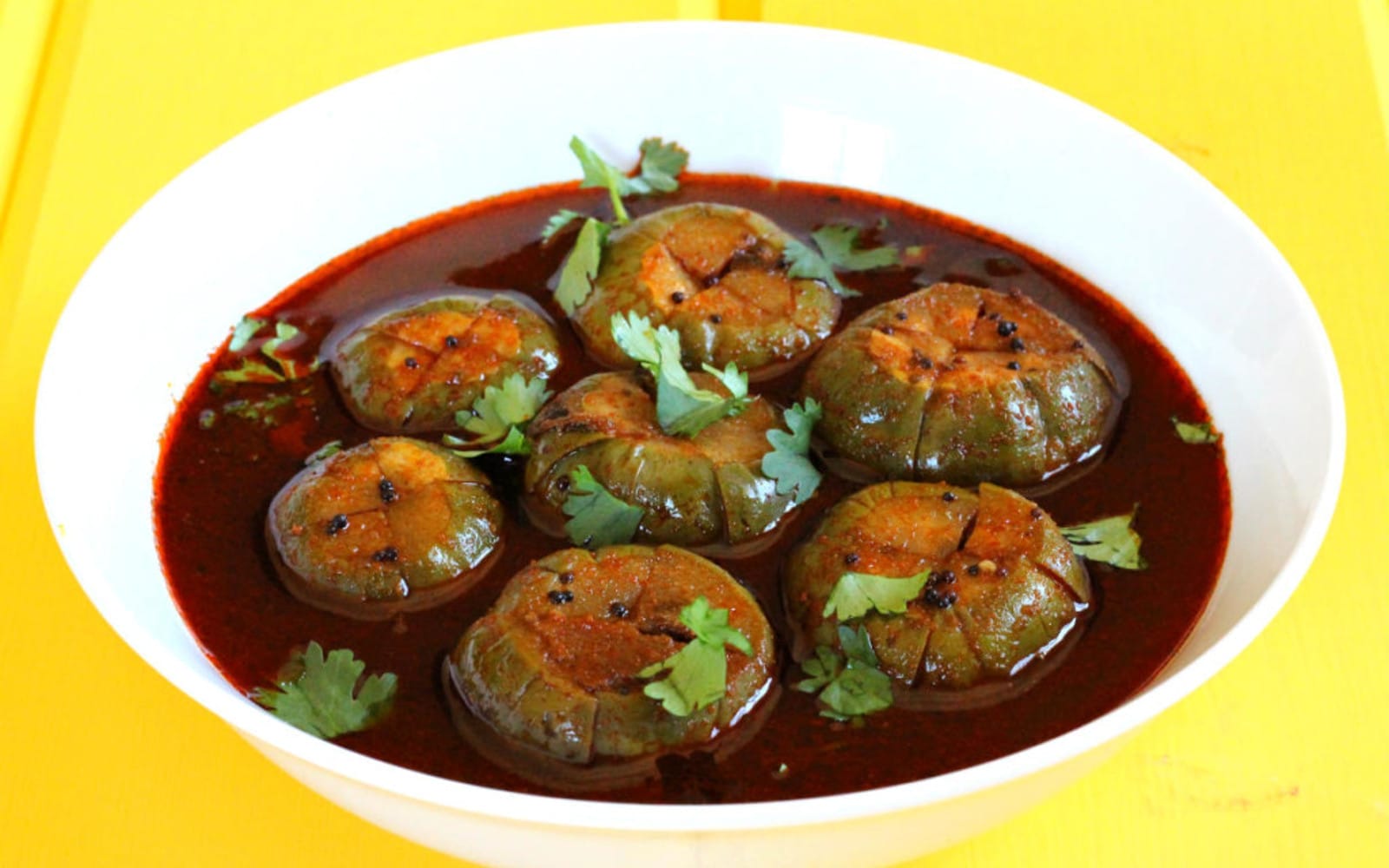spicy eggplant curry